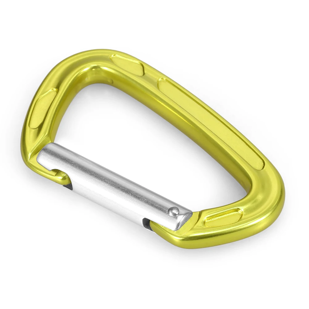 22KN / 24KN Climbing Canyoning Backpacking Hammocks Key Nose Carabiner Straight/Bent Gate Carabiner Non-locking Gate Carabiner