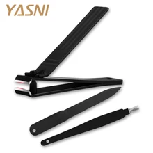 3 шт./компл. черная пилка для ногтей из нержавеющей стали для удаления мертвой кожи Резак Маникюрный триммер кусачки для ногтей ног инструмент NT87