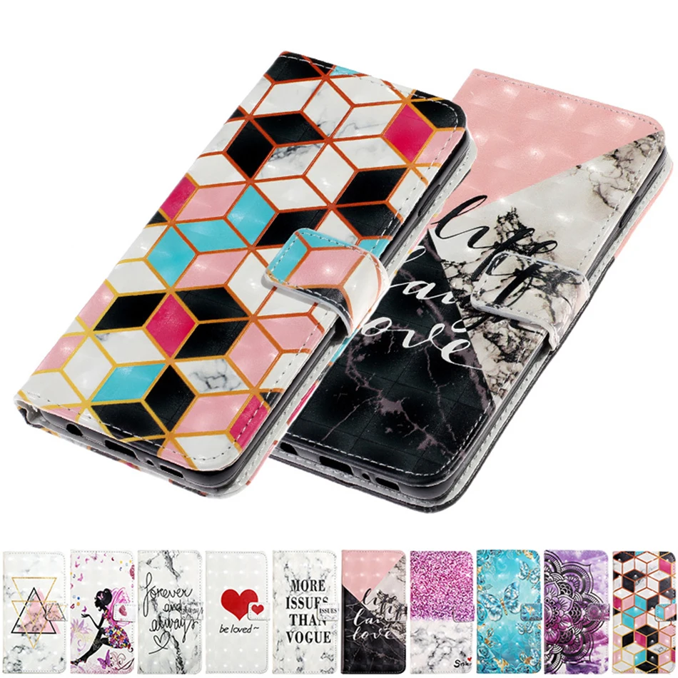 

Card Slot Back Cover For Samsung Galaxy A20E A20 A30 A40 A50 A60 A70 A80 A90 M10 M20 M30 S10 5G S10E Wallet Flip Leather Cases