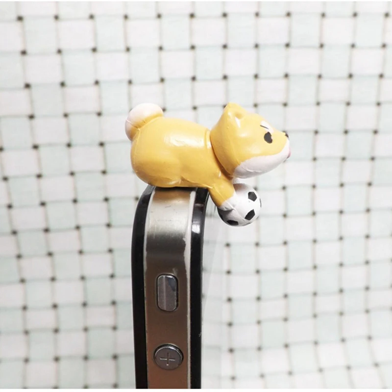 Каваи высокое качество такса собака анти Пылезащитная заглушка для сотового телефона милый аниме ушной колпачок для наушников