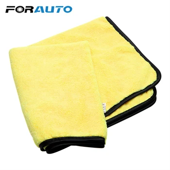 

FORAUTO Super Absorbent Cleaning Tool Drying Towel Yellow Microfiber Cloth Car-styling 92*56cm Car Wash