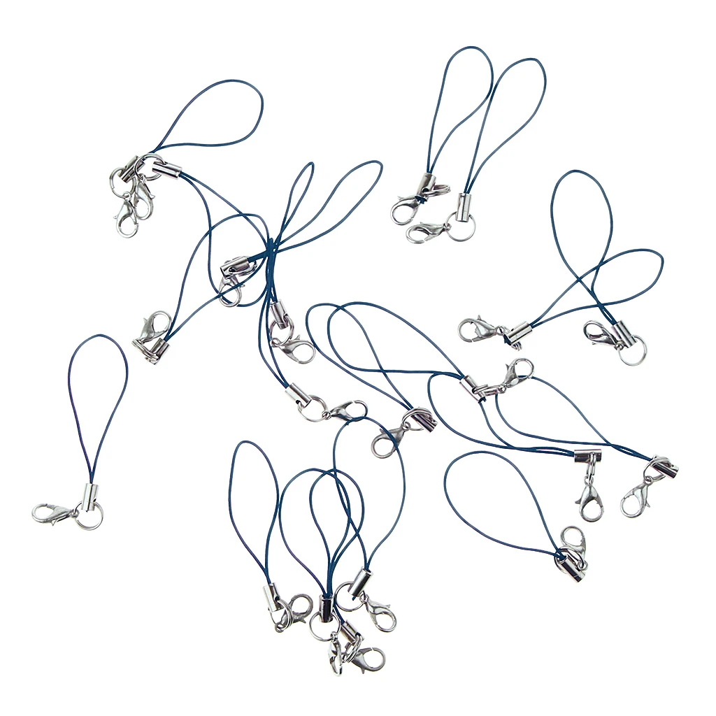 20pcs Universal Strap Lanyard For CellPhone Camera Keychain Pendant DIY Rope Handmade Jewelry Accessories DIY Craft Supplies