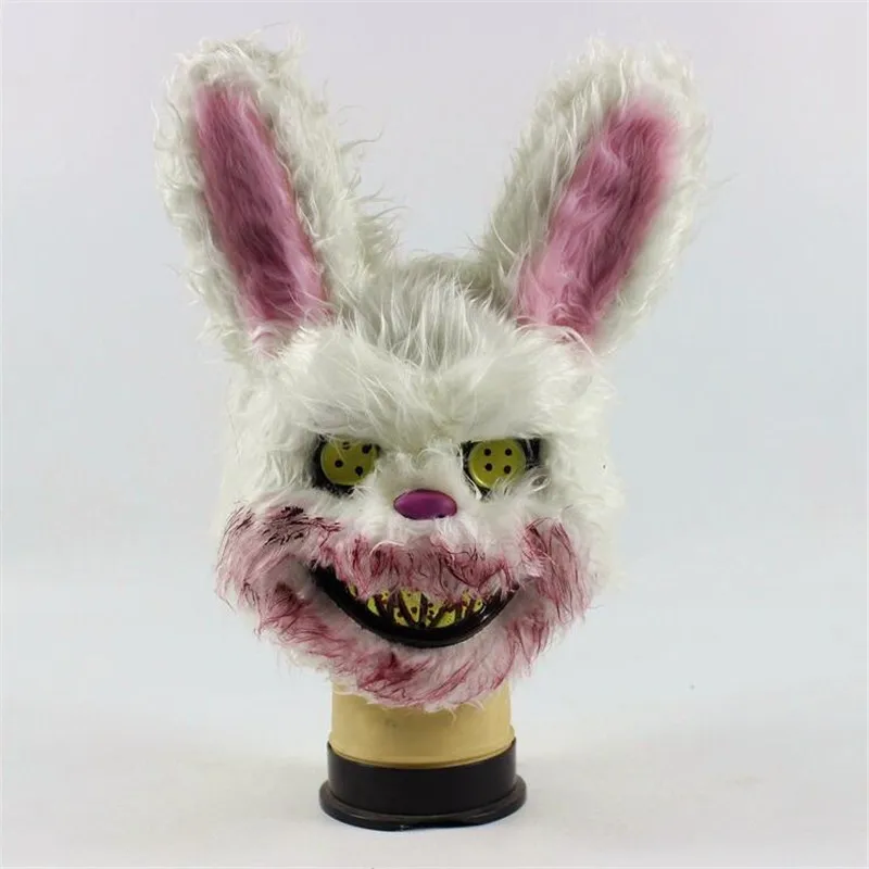 Кровавый ужас маска кролика Маскарад сценический спектакль сумасшедвечерние Вечеринка Косплей Маска человека Хэллоуин ужасная маска подарки