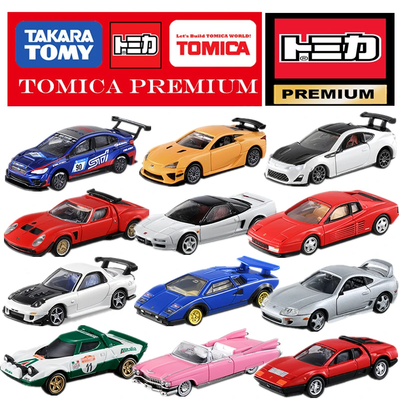 Takara Tomy Tomica премиум серии HONDA NISSAN TOYOTA Mitsubishi лотоса Cadillac Fiat Lexus 1: 64 Автомобили Diecast игрушки