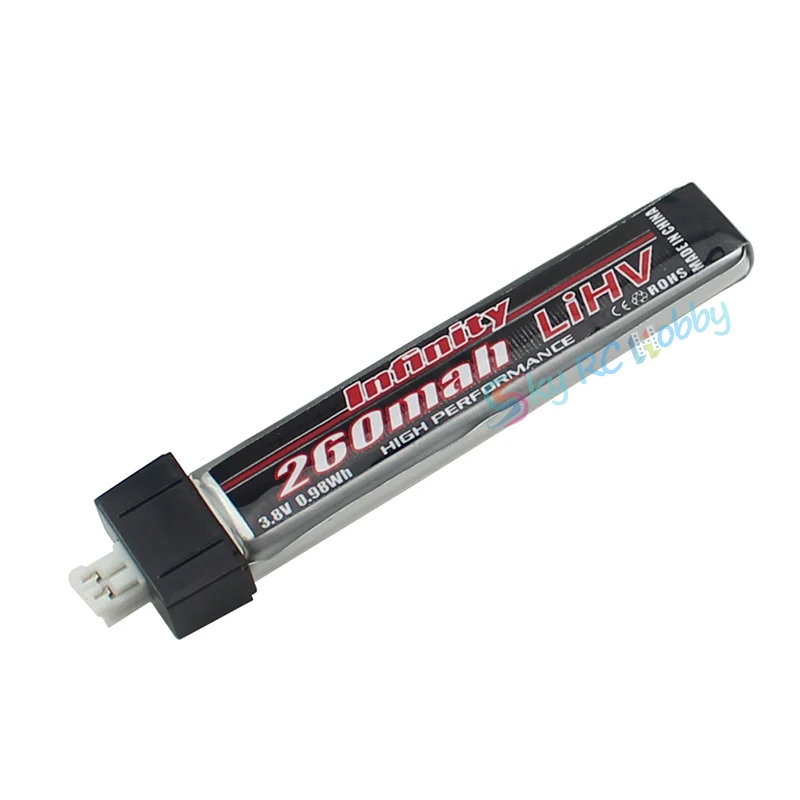 Батарея Infinity 260/300 мАч 3 8 В 7 6 1S 2S FPV с вилкой PH2.0/XT30U 5 шт.|Детали и аксессуары| |