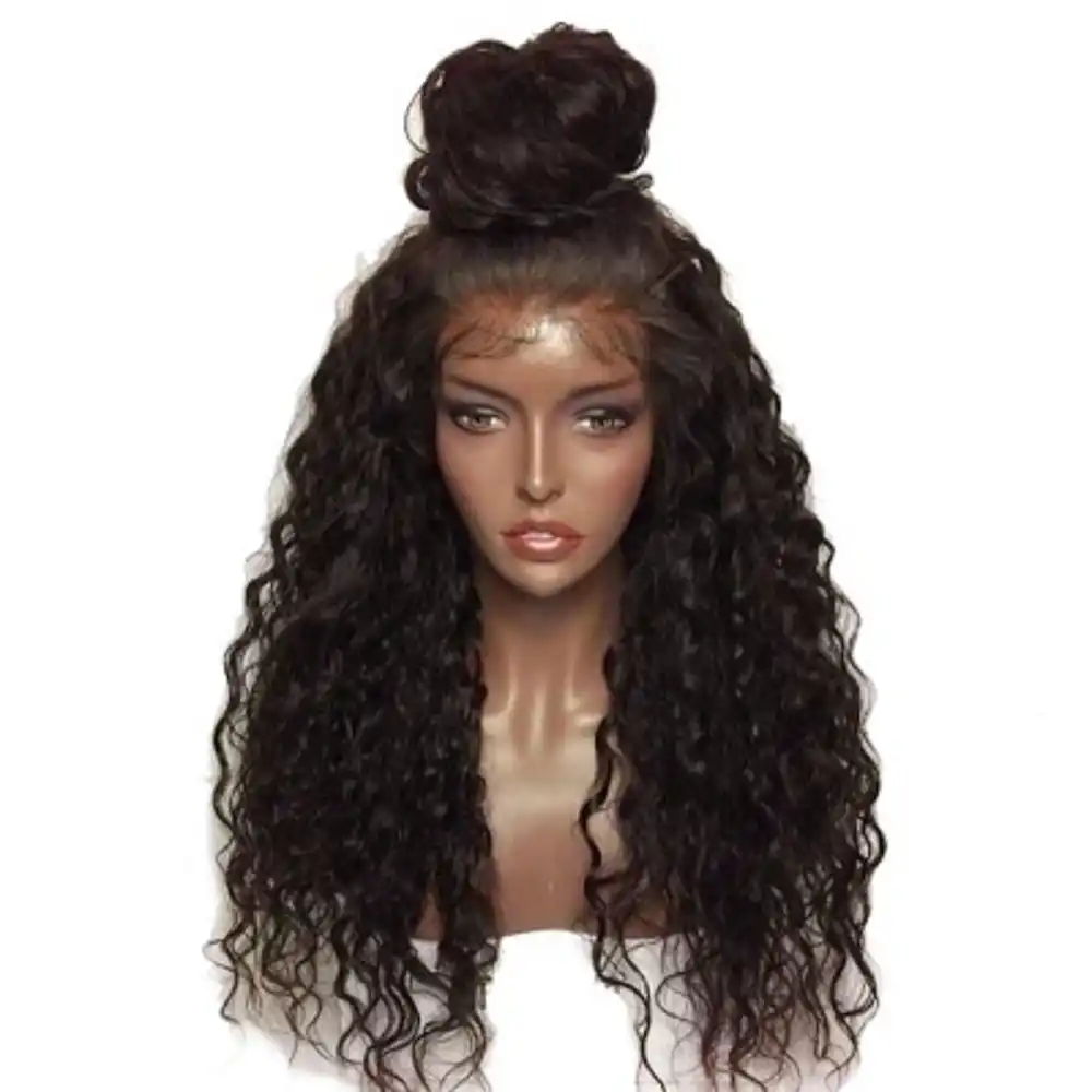 24inch Women Cosplay Handwear 3 Types Black Brown Red Long Curls