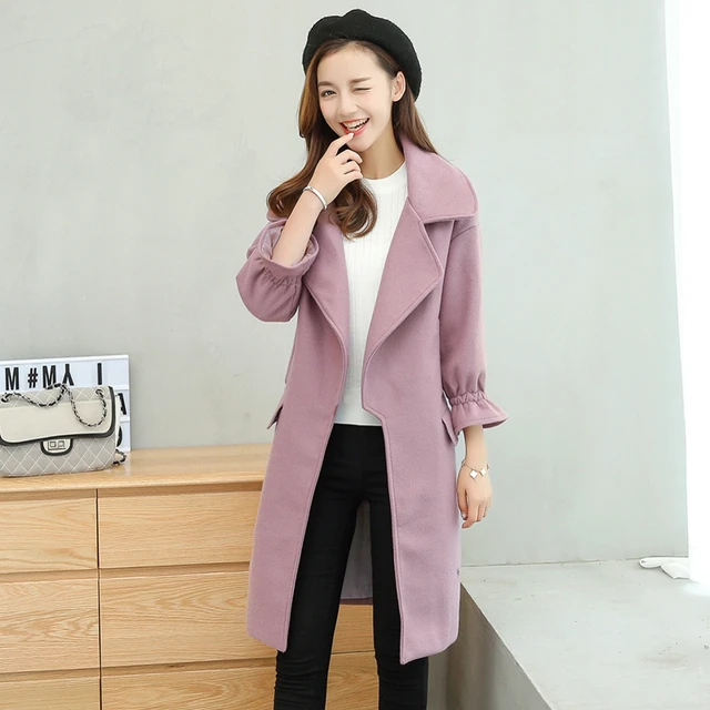 Korean Style Long Parka Women High Waist Winter Coat Women Casual ...