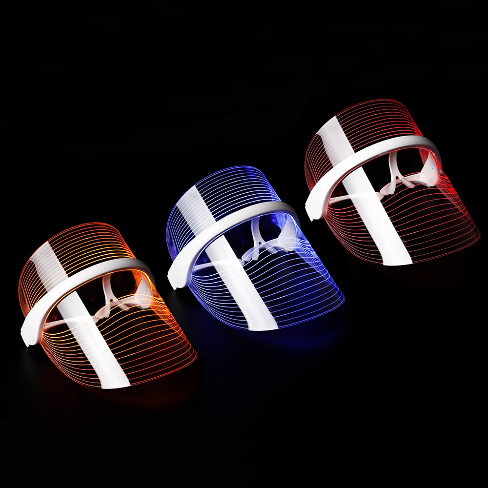 Anti-envelhecimento da Pele Cuidados com a Pele Uso sem Fio Cores Fóton Terapia Máscara Facial Clarear Melanina Clareamento Apertar Fotônico 3 Led Luz 4 High Quality Beleza e saúde