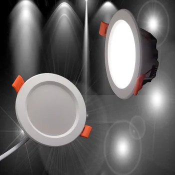 

5PCS/LOT LED Downlight 5W 7W Round Recessed Lamp 220V 230V 240V for Bedroom Kitchen Indoor Spotlight ceilinglight