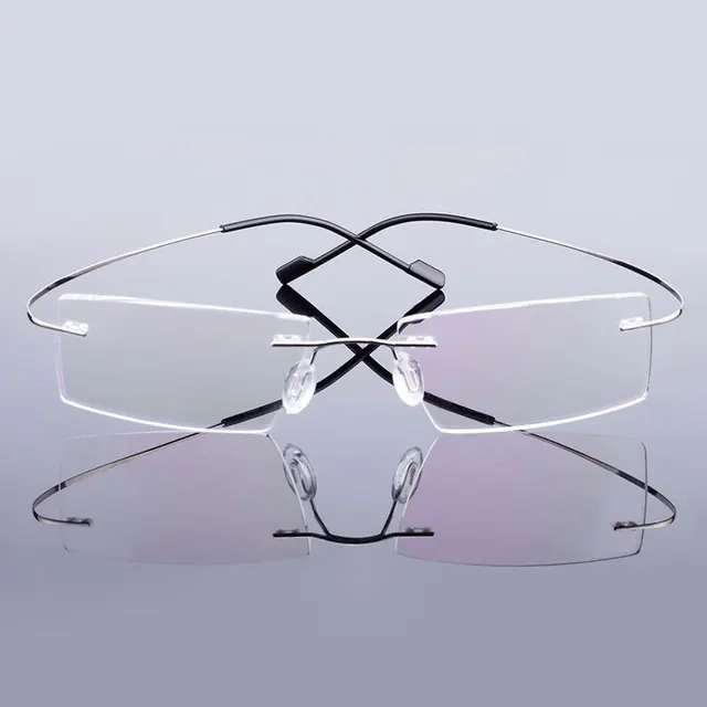 Beta-ti – monture de lunettes en métal sans monture, Flexible, à mémoire de forme, pour oculos de grau, 5018 1