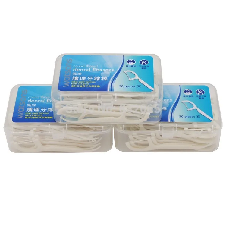 3 boxes Watsons dental flosser stick pleiotropic circleline nursing