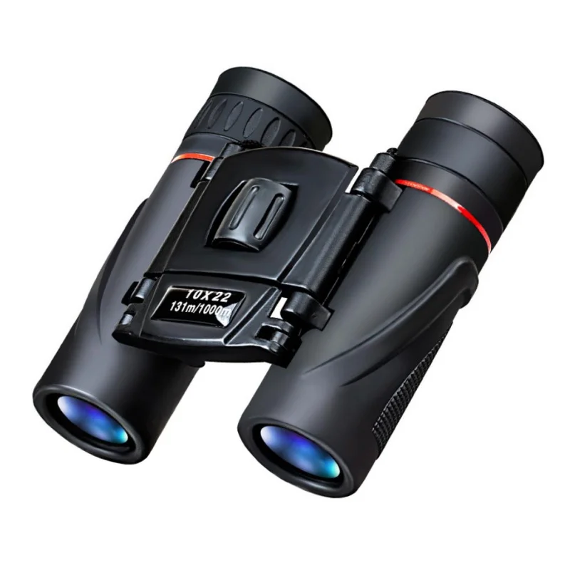 Hot Sale Compact Binoculars 10x22 Folding Binoculars Wide Angle High