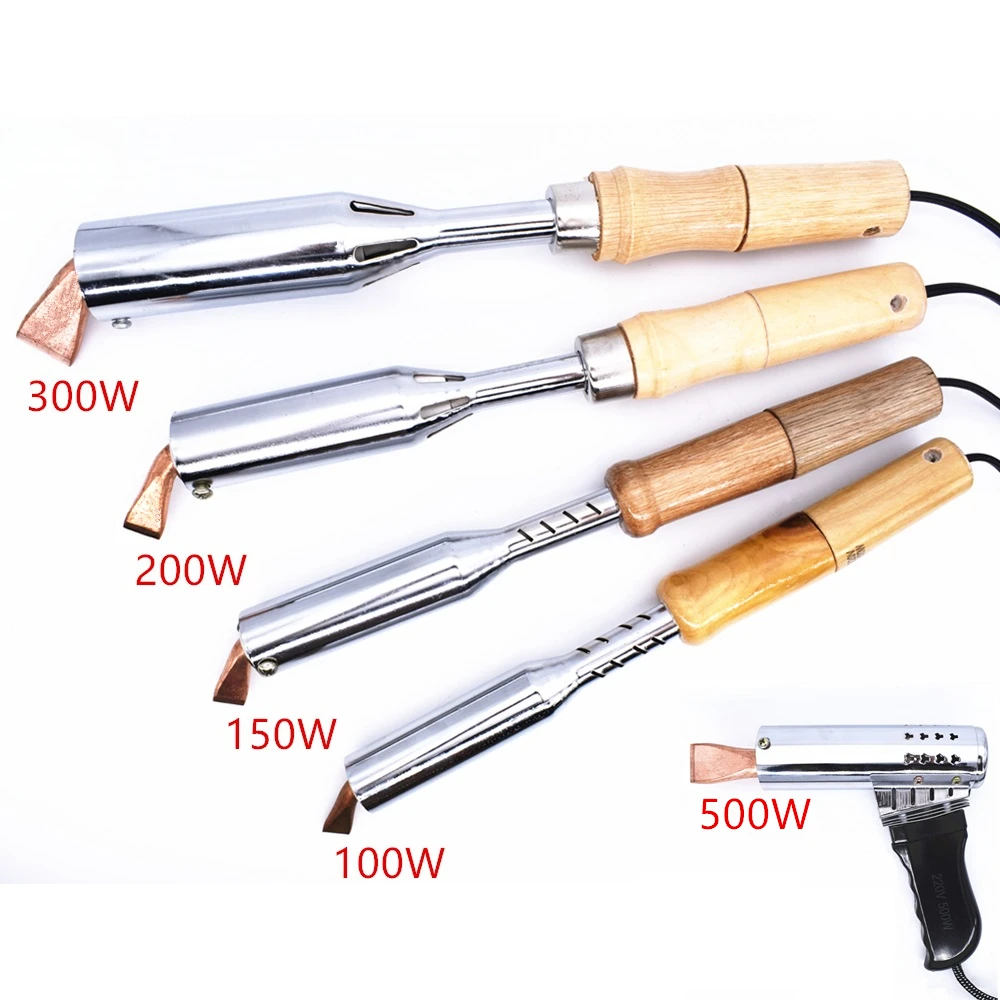 

High Power Electric Soldering Iron 100/150/200/300/500W 220V with Pure Copper Tip External Heated Welding Equipment Repair Tools