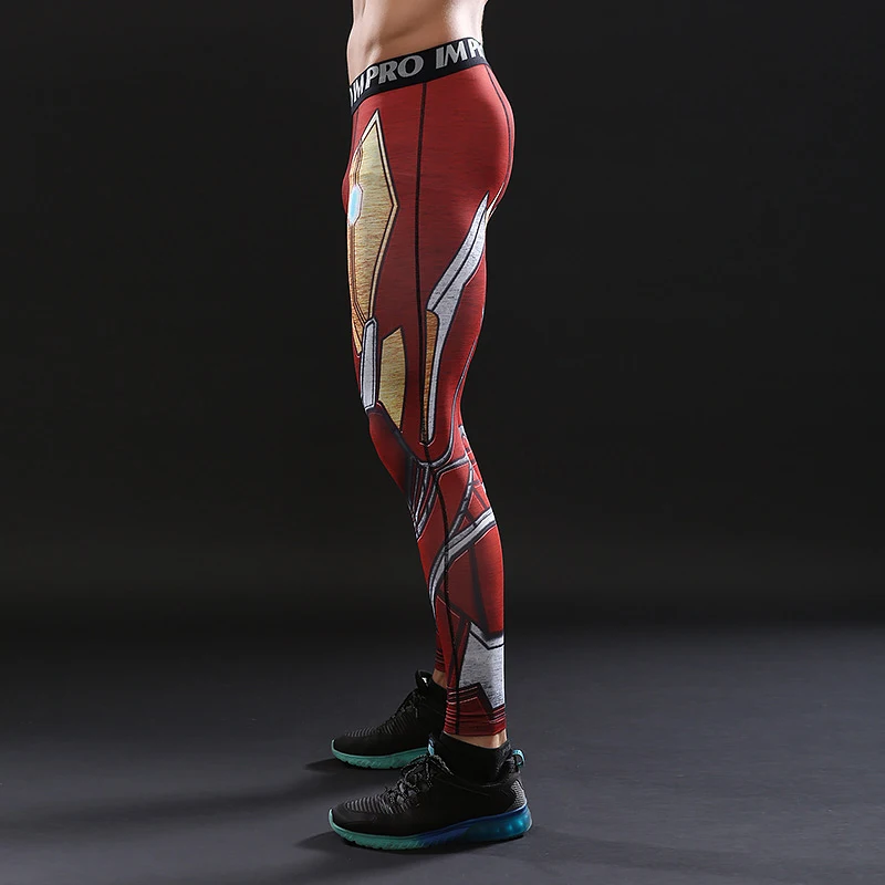 Мстители 3 бесконечные войны MK50 Железный мужской 3D Печатный узор компрессионные колготки брюки мужские фитнес обтягивающие леггинсы брюки мужские