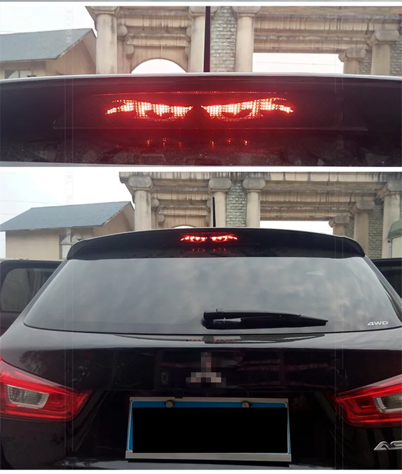 1 шт. декоративный светильник Wolf Eyes из углеродного волокна для MITSUBISHI ASX 2011 2015|eye