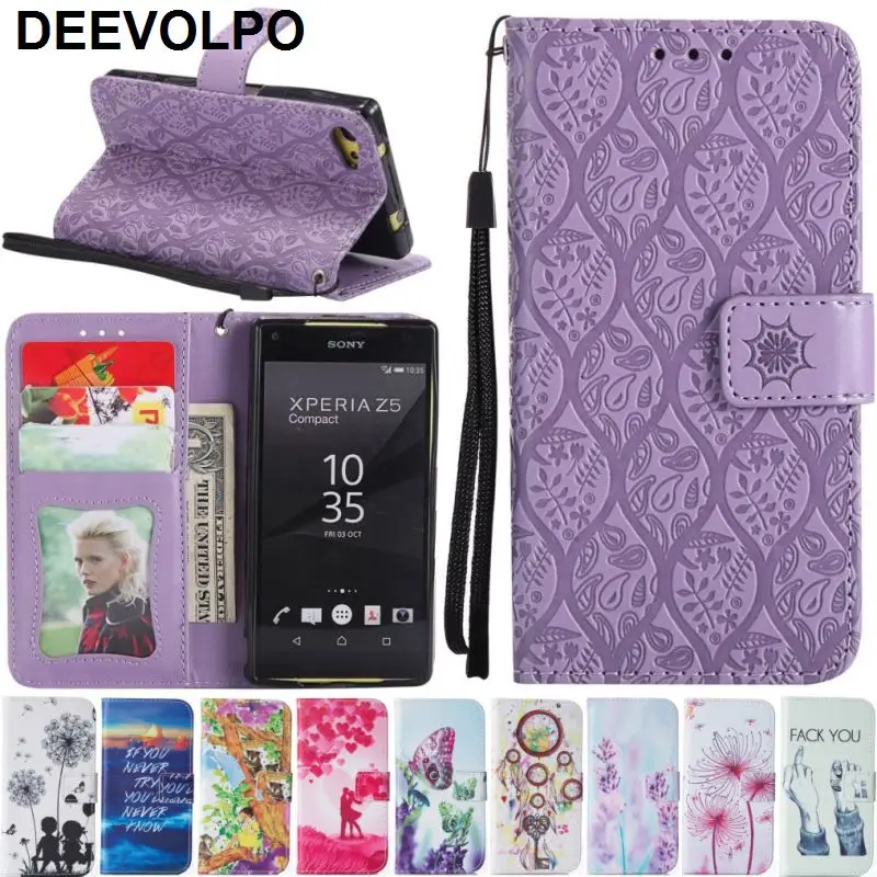 

Luxury Case For Coque Sony Xperia M4 Z5 Z3 Mini Compact Z3Mini Z3Compact Z5Mini Z5Compact Leather Fundas Phone Flip Cover D06Z