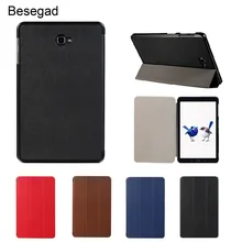 Besegad мини ультра тонкий складной умный чехол для samsung Galaxy Tab A T580 T585 T 580 T 585 гаджеты