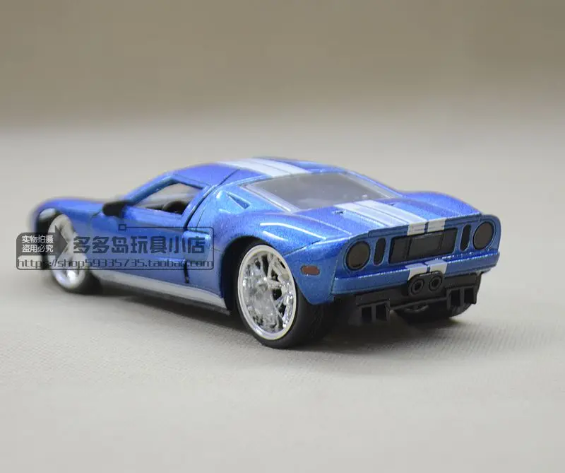 JADA 1:32 высокая имитация сплава модель автомобиля синий Ford GT 2 открытые двери