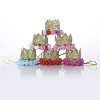 

Women Flowers Garland Hairbands Headpiece For Wedding Festivals Girls Flowers Wreath Headband Halloween Party Favor