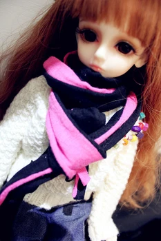 

D01-P365 children handmade toy 1/6 1/3 1/4 uncle Doll Accessories BJD/Sd Autumn and winter scarf 1pcs
