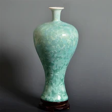 Керамика Jingdezhen обожженная в печи кристаллическая глазурь ваза высокая белая глина домашнее украшение творческие предметы мебели подарки