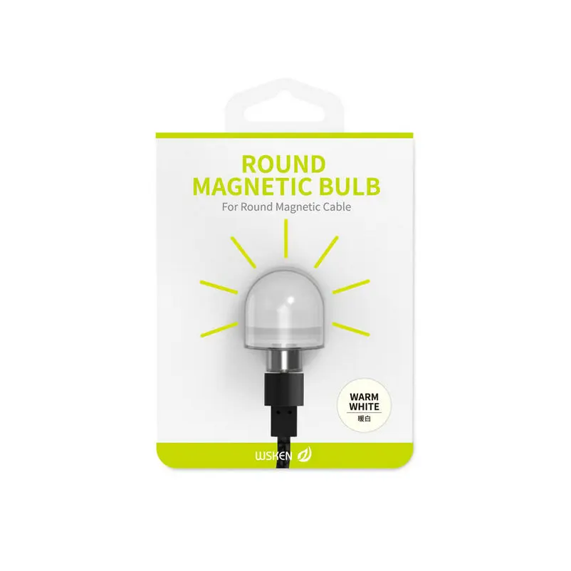 WSKEN Round Magnetic USB cable mini bulb  (8)