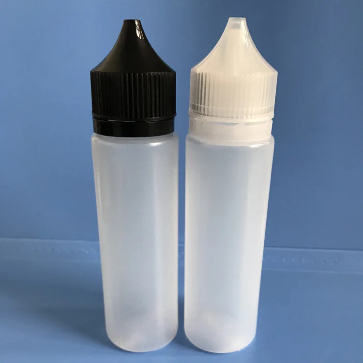 

20pcs 60ml Empty Plastic LDPE Dropper Bottles Water Liquid E Juice Eye Squeezable Bottle Pointed Tip Caps Vape Oil Containers