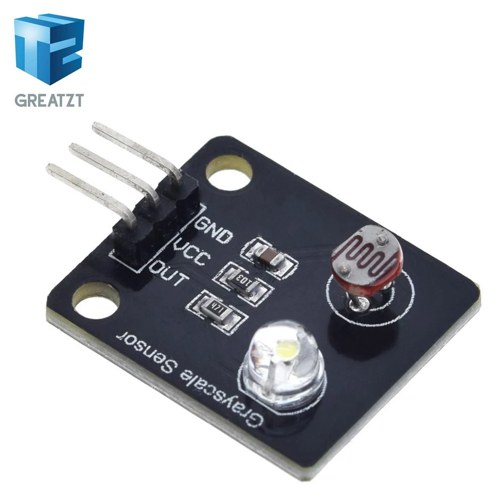 Светочувствительный светильник-резистор, аналоговый датчик серого цвета, электронная плата, модуль отслеживания линии для Arduino DIY Kit