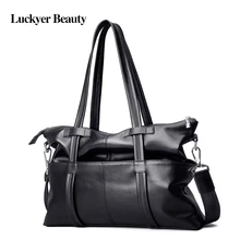 LUCKYER BEAUTY, мужские дорожные сумки, модные мужские сумки-мессенджеры, топ, натуральная кожа, повседневная мужская сумка на плечо, мужская сумка