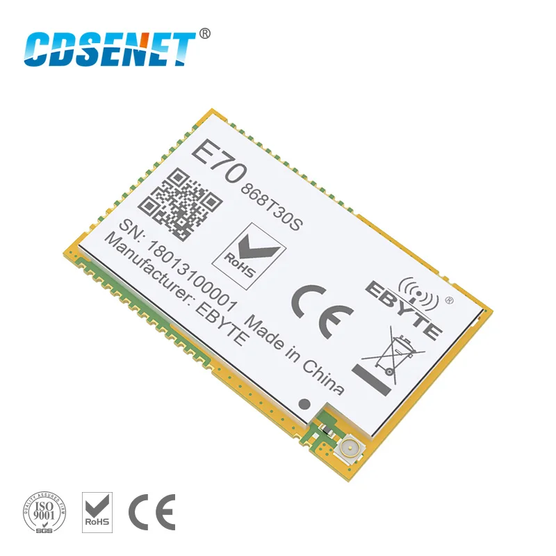 

868MHz rf Transceiver CC1310 SMD Wireless rf Module 1w Long Distrance CDSENET E71-868MS30 Modbus 868 mhz Transmitter Receiver
