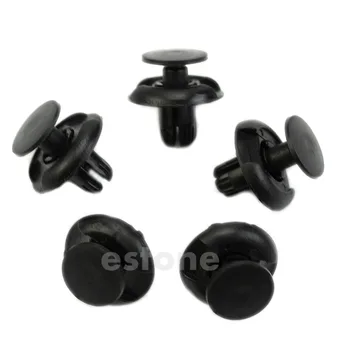 

QILEJVS 10Pcs Nylon Front Fender Push-Type Retainer Clip Rivet Fit Honda (20x10x8mm)