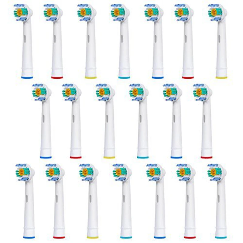 

20 Pcs replacement brush heads for Oral B electric toothbrush before power/Pro health/Triumph/3D Excel/clean precision vitality