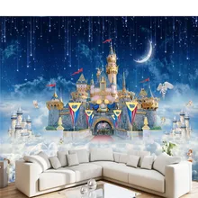 Cartoom фото обои HD пользовательские 3D фрески обои для детской комнаты обои для домашнего декора для стен 3D фрески Европейский замок