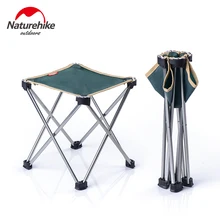 Naturehike светильник, односекционный уличный табурет, компактный портативный алюминиевый складной рыбацкие стулья, маленький табурет для кемпинга, Складное Сиденье