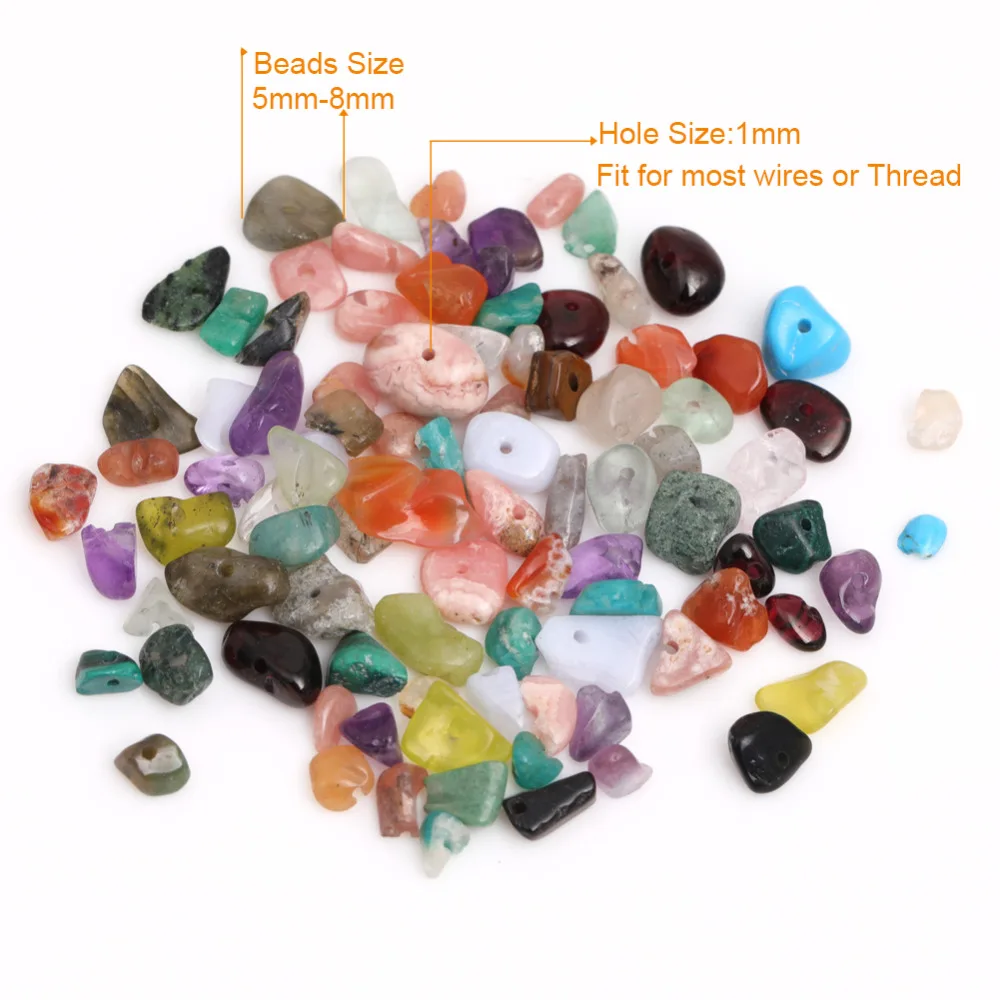 Chips Gravel Shape Natural Stone Beads Red Carnelian Coral Lemon Indian Amazonite Strand 34 Inch Loose DIY natural stone beads