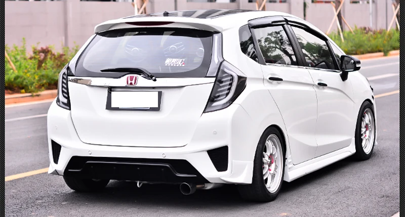 Задний спойлер для Honda GK5 Fit / Jazz 2014 2015 2016 2017 высококачественный задний из АБС