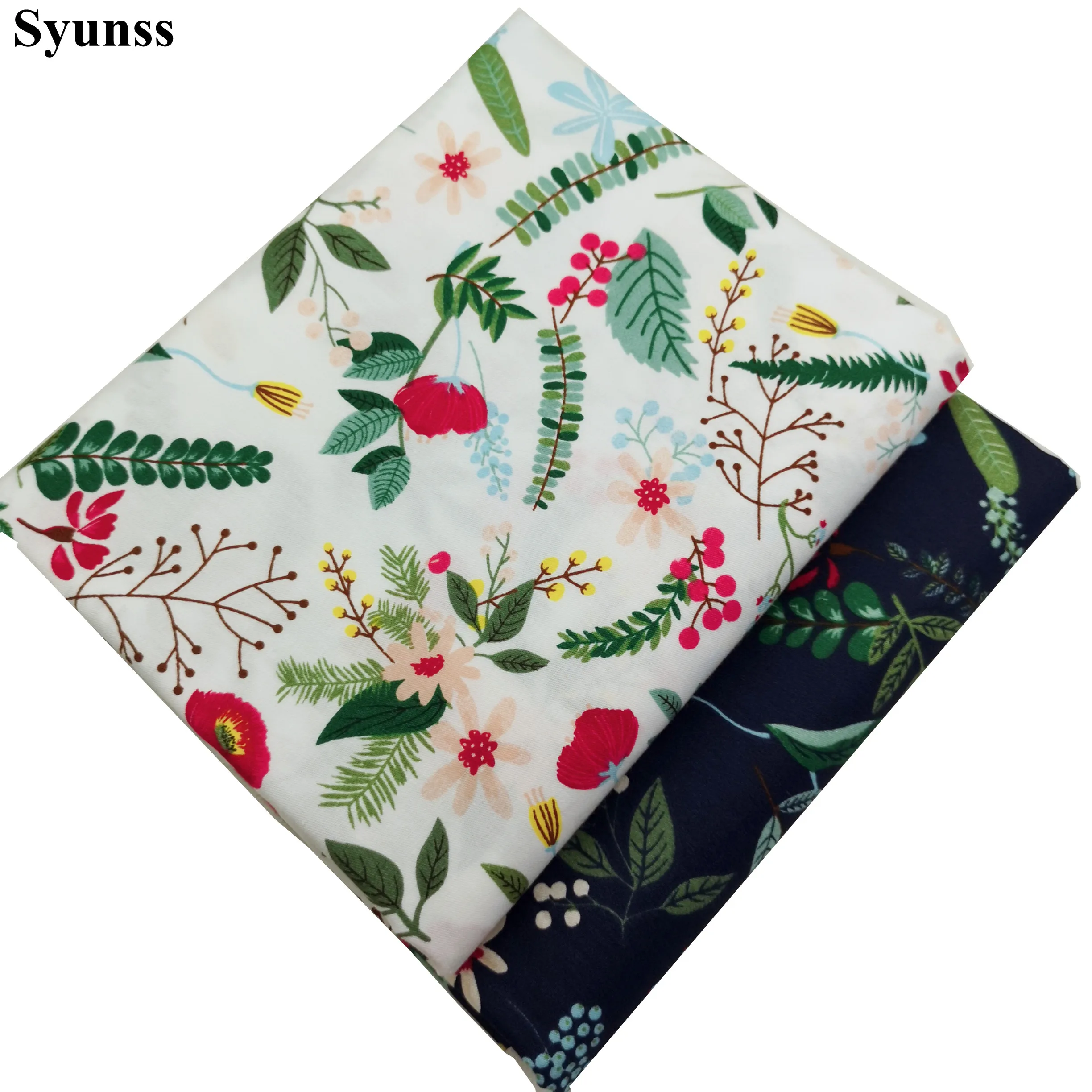Syunss Diy Лоскутная Ткань для квилтинга колыбели подушки платье ткань для вышивки цветов Цветочная набивная саржа хлопковая ткань