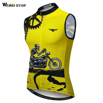 

Weimostar Quick Dry Sleeveless Cycling Vest Summer Pro Mountain Bicycle Bike Clothing Reflective cycling gilet Maillot Ciclismo