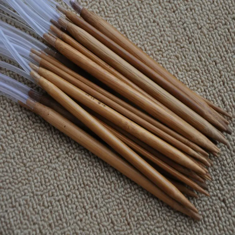 18 шт./компл. 18 Размеры 40 см круговой твердый бамбуковый Вязание иглы 2 мм-10 мм