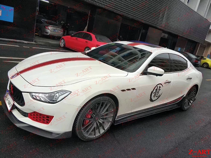 Z-ART углеродное волокно тюнинг-пакет для Maserati Ghibli 2018-2019 аэродинамическим
