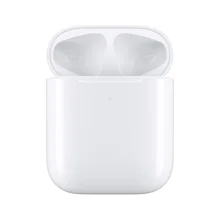 Беспроводной зарядный чехол для AirPods | Apple Оригинальный Airpods зарядный чехол Беспроводной Зарядное устройство Коробка для Airpods 1th и 2th
