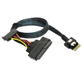 

10PCS/U.2 U2 SFF-8639 to Slim SAS SFF-8654 4i NVME PCIe SSD Cable for Mainboard Intel SSD 750 p3600 p3700 M.2