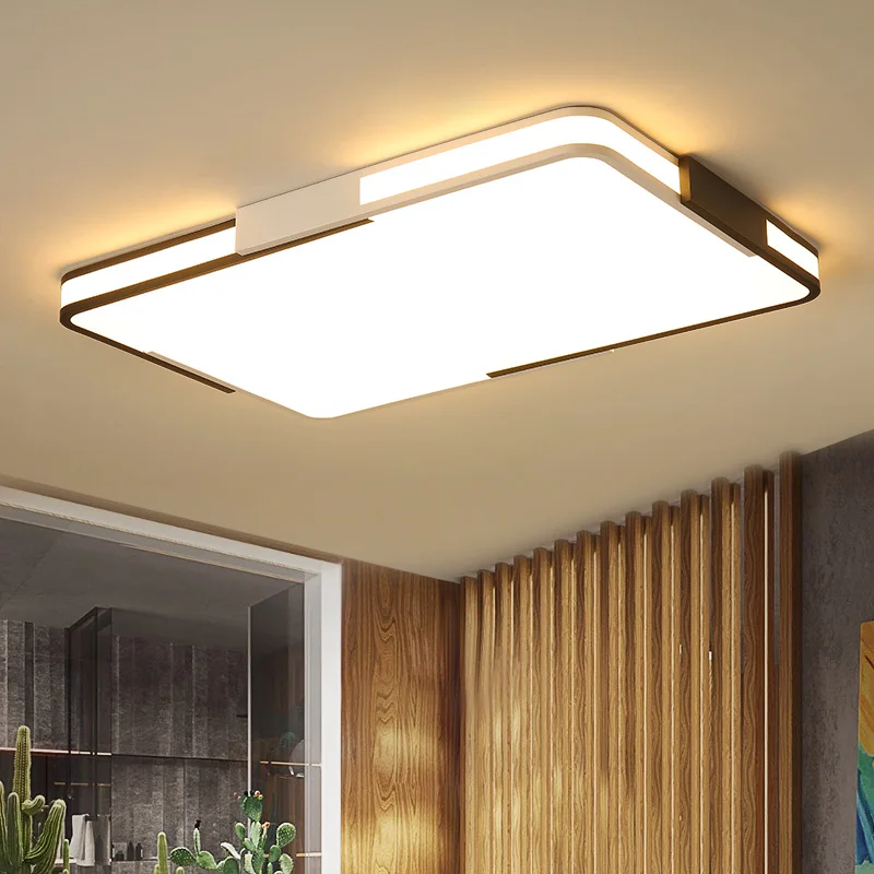 

Square Modern LED Chandelier Living Room Bedroom Restaurant Lighting Chandelier Kitchen Remote Control Dimming Home Lighting