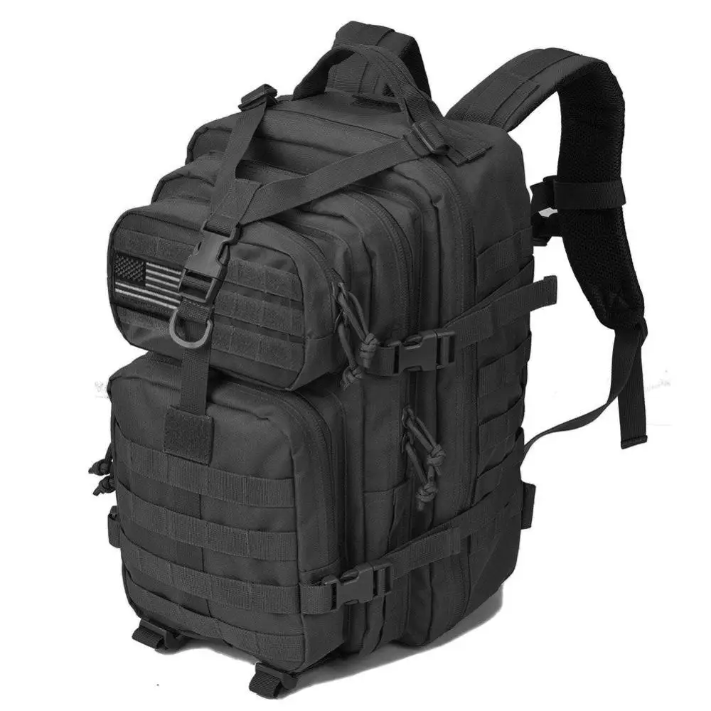 

2019 Direct Selling Outdoor Military Tactical Backpack Large Army Assault Backpacks For Sport Hiking Camping Hunting 40l Black