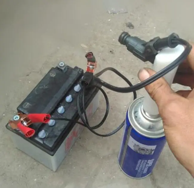 Портативный Профессиональный инструмент для очистки топливного инжектора 4 в