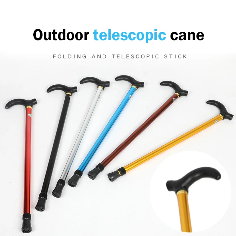 

Telescopic Cane 2 Sections Hiking Tourism for Climbing Elderly Equipment DX88