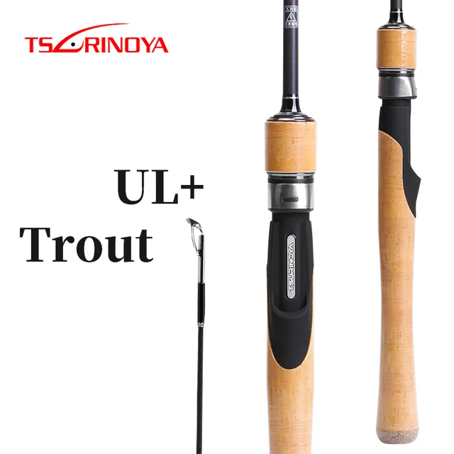 Best Offers TSURINOYA Fishing Rod DRAGON 1.52m UL Spinning Casting Lure Rod Soft Power Carbon Fishing Rod Trout Pescar Olta Pole Peche