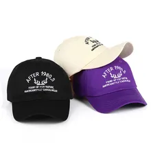 Новое поступление бейсбольная Кепка Для Взрослых хип-хоп бейсболка Регулируемая после 1980 шляпа бренда Gorra mujer verano casquette femme gorras