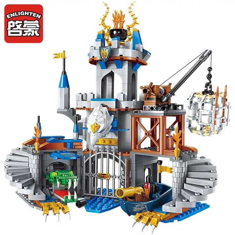 E Model Compatible with Lego E2315 656pcs Castle Models Building Kits Blocks Toys Hobby Hobbies For Boys Girls