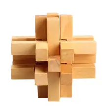 3D деревянная головоломка Конг Мин замок лубан замок Китайская традиционная деревянная игрушка взрослые дети интеллектуальная развивающая Jiagsaw Пазлы